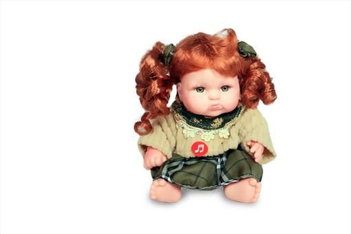اسباب-بازی-عروسک دختر آوازخوان مو قهوه ای