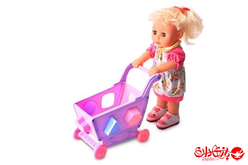 اسباب-بازی-عروسک موزیکال با کالسکه راه رو BABY LOVELY