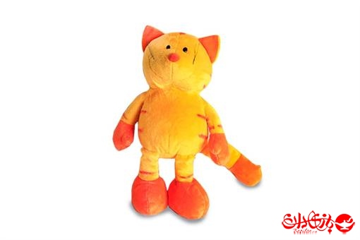 اسباب-بازی-عروسک گربه مارک نیکی زرد پولیشی خارجی