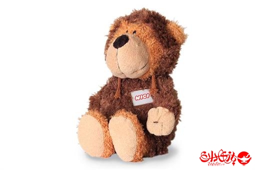 اسباب-بازی-عروسک خرس مارک نیکی کلاه دار پولیشی خارجی سایز 1