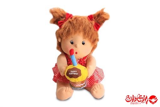 اسباب-بازی-عروسک بچه کیک به دست  پارچه ای خارجی
