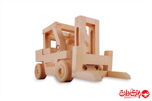 اسباب-بازی-سازه چوبی تونکا ٦ تکه طرح لیفتراک (بالابر)