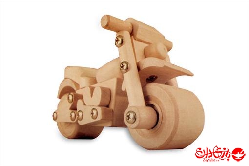 اسباب-بازی-سازه چوبی تونکا ٦ تکه طرح موتور سیکلت