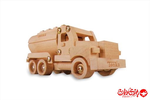 اسباب-بازی-سازه چوبی تونکا ٦ تکه طرح کامیون تانکر
