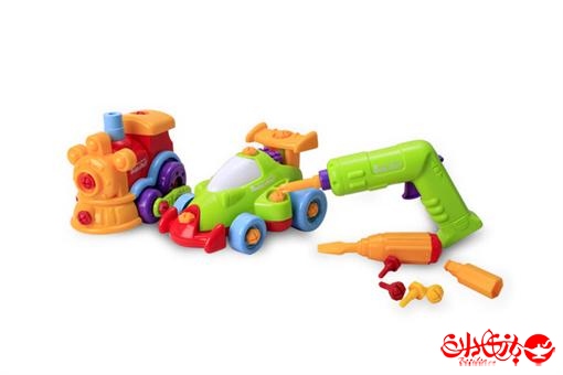 اسباب-بازی-ماشین و قطار قدرتی پیچ و مهره ای مارک Build