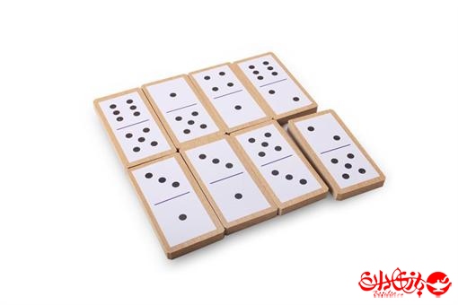 اسباب-بازی-دومینو کلاسیک ٣٢ عددی جعبه چوبی