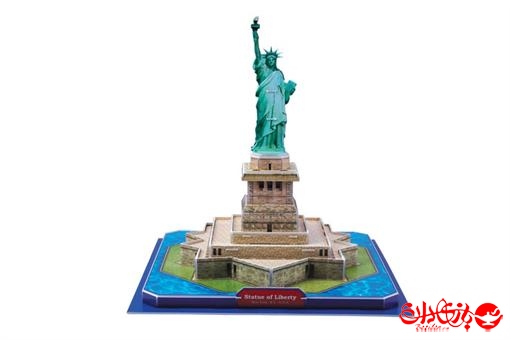 اسباب-بازی-پازل سه بعدی فومی مجسمه آزادی امریکا 39 تکه