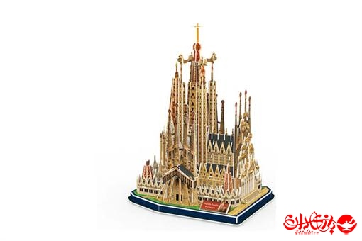 اسباب-بازی-پازل سه بعدی فومی کلیسای ساگرادا فامیلیا اسپانیا ١٩٤ تکه