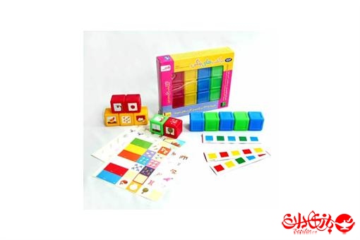 اسباب-بازی-مکعب های رنگی 7 سانتی