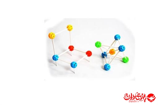 اسباب-بازی-ساخت و ساز آموزشی مدل مولکولی