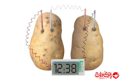 اسباب-بازی-کیت ساخت ساعت سیب زمینی