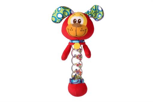 اسباب-بازی- سگ جغجغه ای با توپ رنگی playgro
