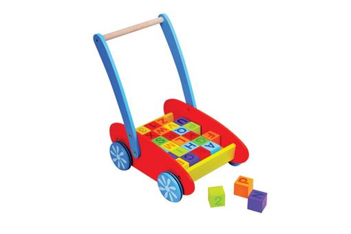 اسباب-بازی-واکر حروف لاتین قرمز چوبی مارک ToyPlus