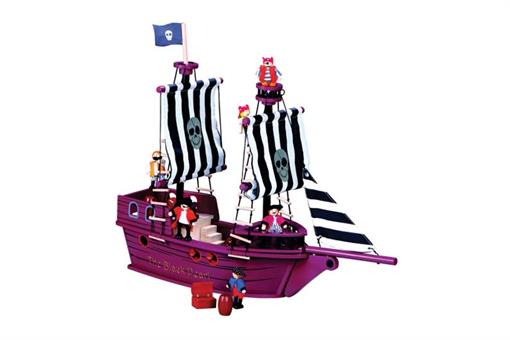 اسباب-بازی-کشتی دزدان دریایی چوبی مارک ToyPlus