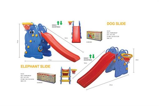 اسباب-بازی-سرسره سگ آبی و قرمز ساخت کره مارک Edu-play