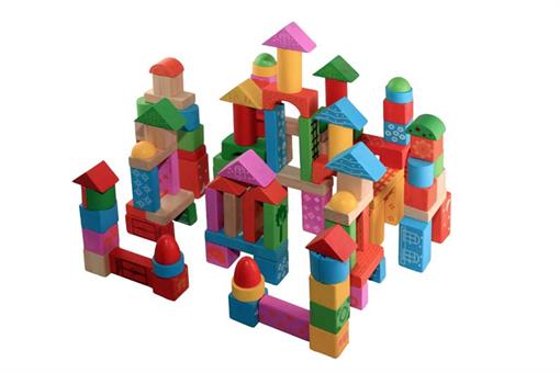 اسباب-بازی-بلوک های چیدنی چوبی مارک ToyPlus