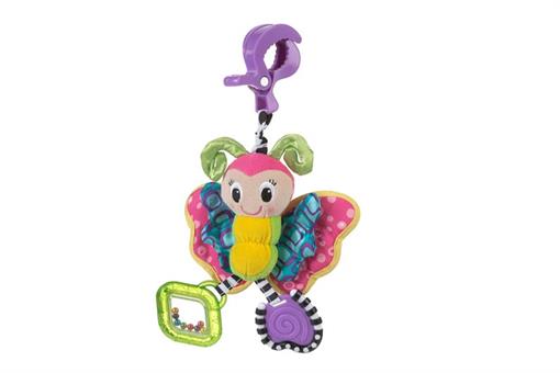 اسباب-بازی-عروسک گیره دار دندانگیر و جغجغه ای پروانه playgro