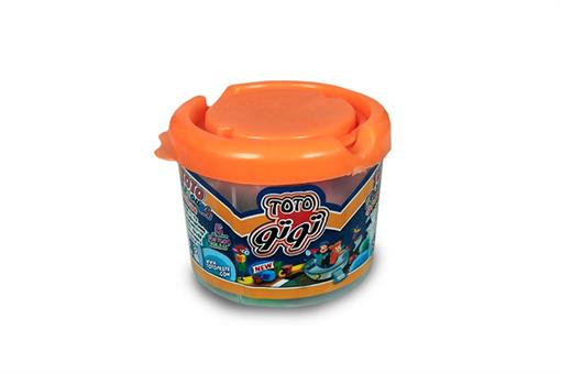 اسباب-بازی-خمیر سطلی ٥ رنگ توتو