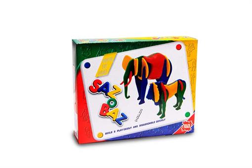 اسباب-بازی-ساز و باز جعبه ای شیر و فیل
