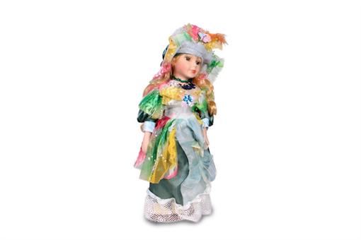 اسباب-بازی-عروسک سرامیکی لباس ساتنی