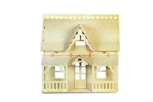 اسباب-بازی-خانه بالکن دار سفید 8 لایه بزرگ