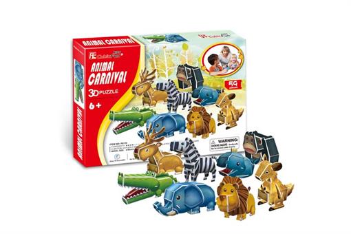 اسباب-بازی-کارناوال حیوانات ٥٩ تکه