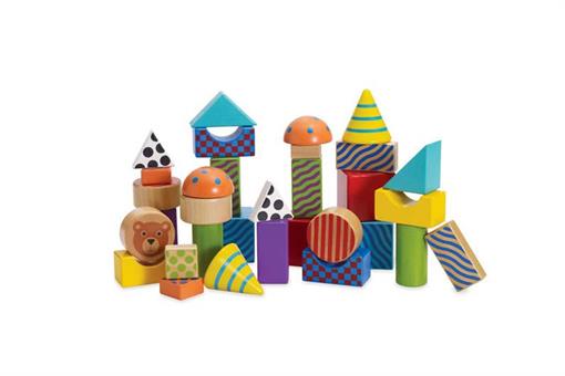 اسباب-بازی-بلوک های ساختنی چوبی مارک MANHATTAN