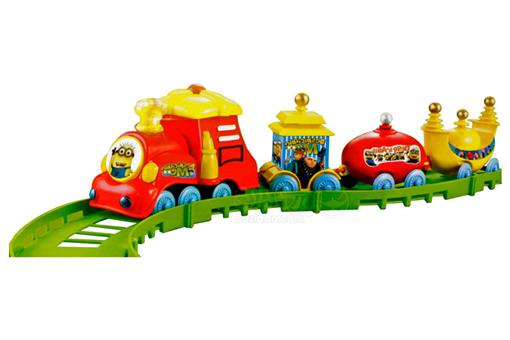 اسباب-بازی-قطار 16 تکه چراغ دار موزیکال طرح مینیون ال جی