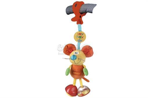 اسباب-بازی-عروسک گیره دار جغجغه ای موش Toy Box مارک playgro
