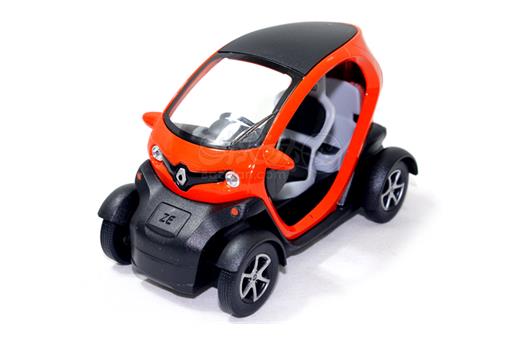 اسباب-بازی-ماشین عقب کش فلزی رنو رنگ نارنجی