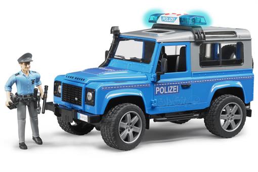 اسباب-بازی-جیپ پلیس Land Rover مارک Bruder