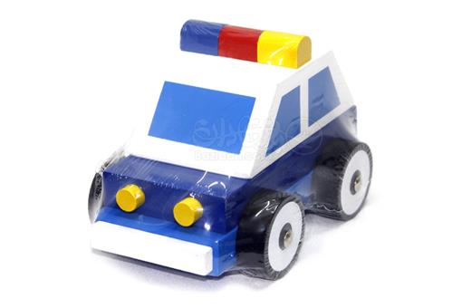 اسباب-بازی-ماشین پازلی پلیس چوبی