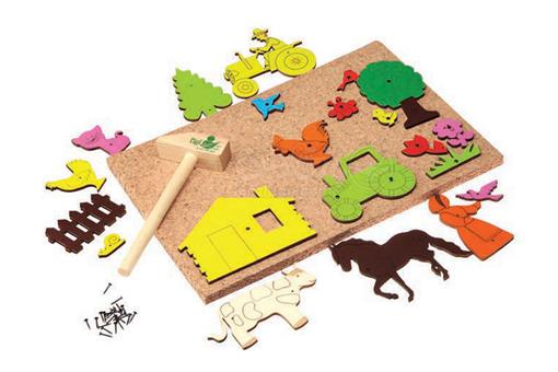 اسباب-بازی-بازی میخ و چکش مدل مزرعه