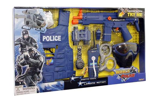 اسباب-بازی-ست پلیس با جلیقه