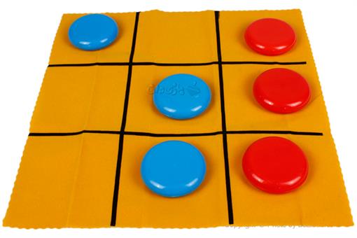 اسباب-بازی-بازی دوز رنگ قرمز آبی