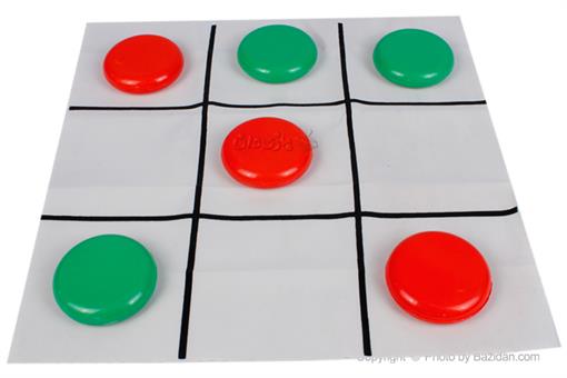 اسباب-بازی-بازی دوز رنگ سبز قرمز