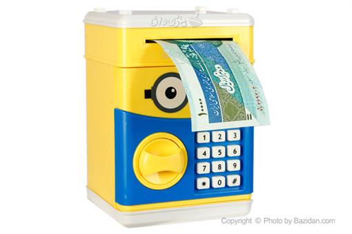 اسباب-بازی-صندوق پول رمزدار صدادار مدل مینیون