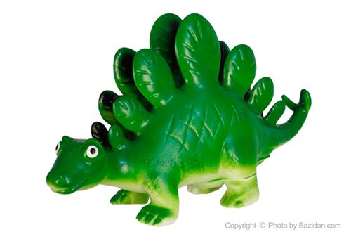اسباب-بازی-دایناسور نرم عروسکی رنگ سبز