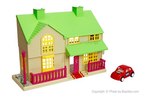 اسباب-بازی-خانه کوچک ویلایی درج سبز کرم