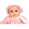 تصویر شماره 1  عروسک نوزاد چشم باز موزیکال لباس صورتی