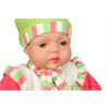 تصویر شماره 1  عروسک نوزاد موزیکال لباس شلوار و کلاه سبز