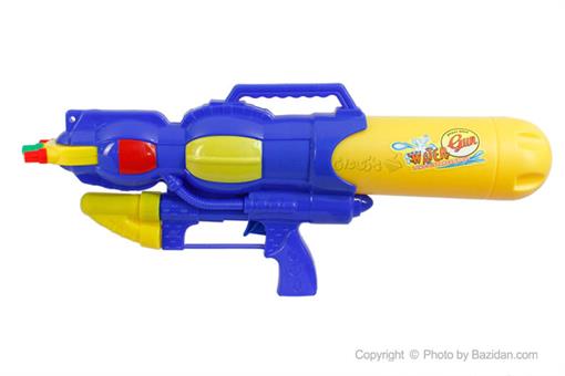 اسباب-بازی-تفنگ آبپاش آبی زرد