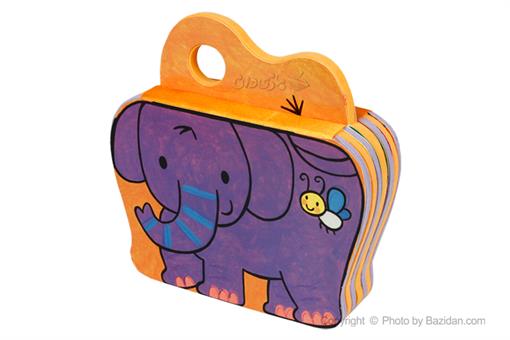 اسباب-بازی-کتاب فومی یه بچه فیل بازیگوش