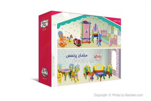 اسباب-بازی-پازل سه بعدی مبلمان شاهزاده