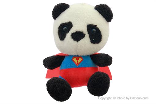 اسباب-بازی- عروسک پولیش خرس پاندا سوپرمن