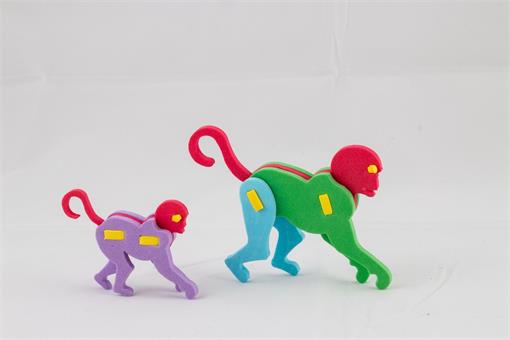 اسباب-بازی-پازل حیوانات جنگل طرح میمون