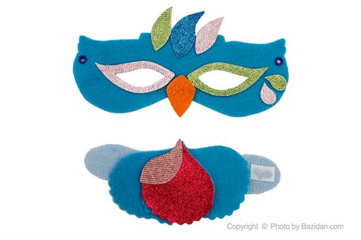 اسباب-بازی-ماسک و ابزار طرح طاووس
