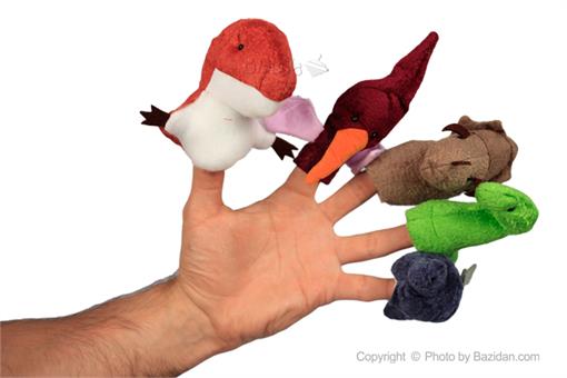 اسباب-بازی-عروسک های انگشتی دایناسور