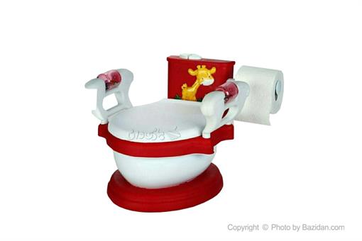 اسباب-بازی-توالت فرنگی موزیکال کودک قرمز