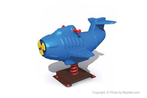 اسباب-بازی-الاکلنگ فنری مدل هواپیما